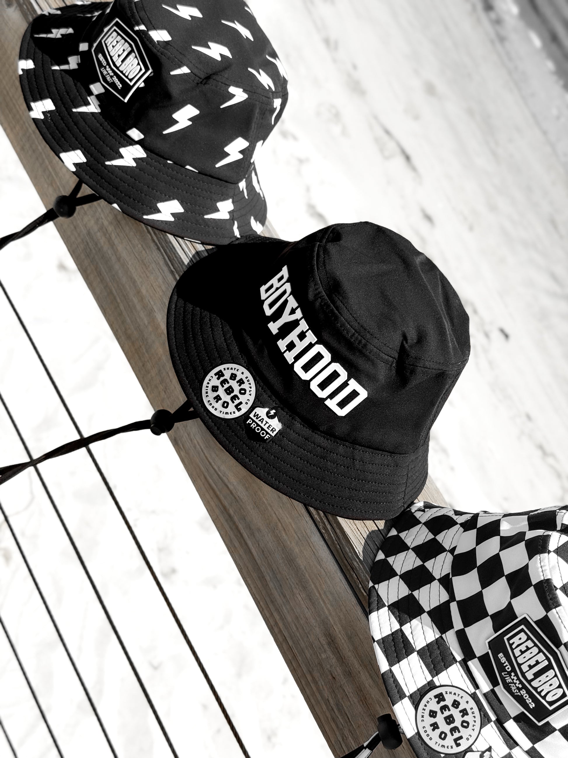 Hydro Bucket Hat in ‘BOYHOOD’ x Black