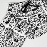 Hybrid Swim Trunks in Urban Drip