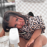 Neoprene Swim Vest in Ava (Leopard)