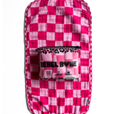 Organic Muslin Burp Clothes in Bubble Gum Checkered - 3 Pack