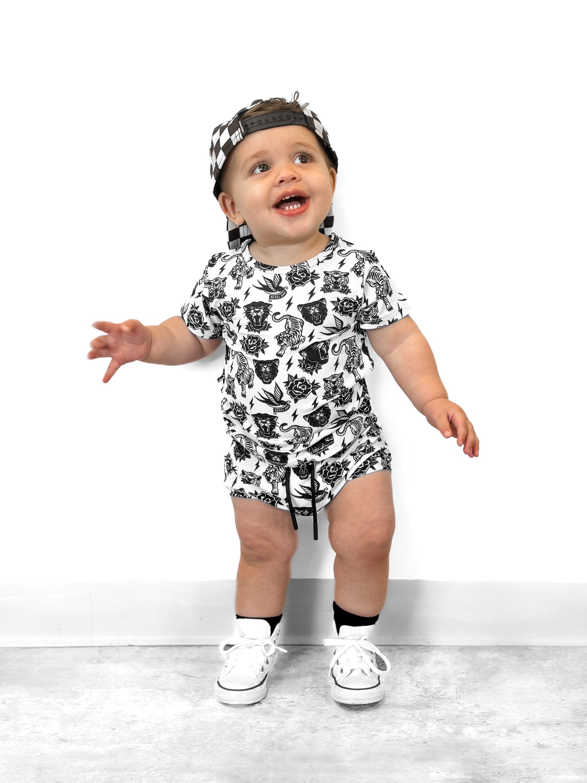 Bummie Two Piece Set in Born to be Wild - Rebel Bro
