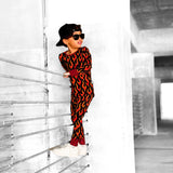 Bamboo Two Piece Set in Caliente