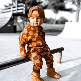 Waffle Set in Spiced Cider + Mocha