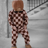 Organic Ribbed Set in Spiced Cider + Graham