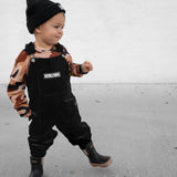 Overalls in Black Corduroy (PREORDER)