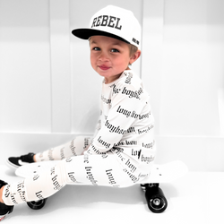 Image of Bamboo Two Piece Set in Long Live Boybood - Rebel Bro
