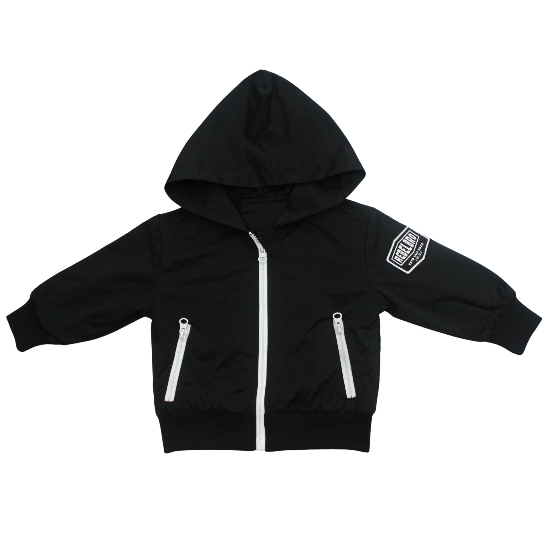 Live Fast Hydro Bomber Jacket in Black (FINAL SALE)