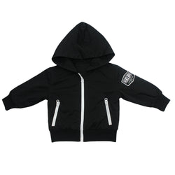 Image of Live Fast Hydro Bomber Jacket in Black (FINAL SALE)