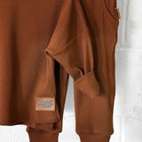 Organic Ribbed Set in Rust (PREORDER)