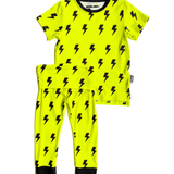 Bamboo Two Piece Set in Neon Electric Lime x Jagger