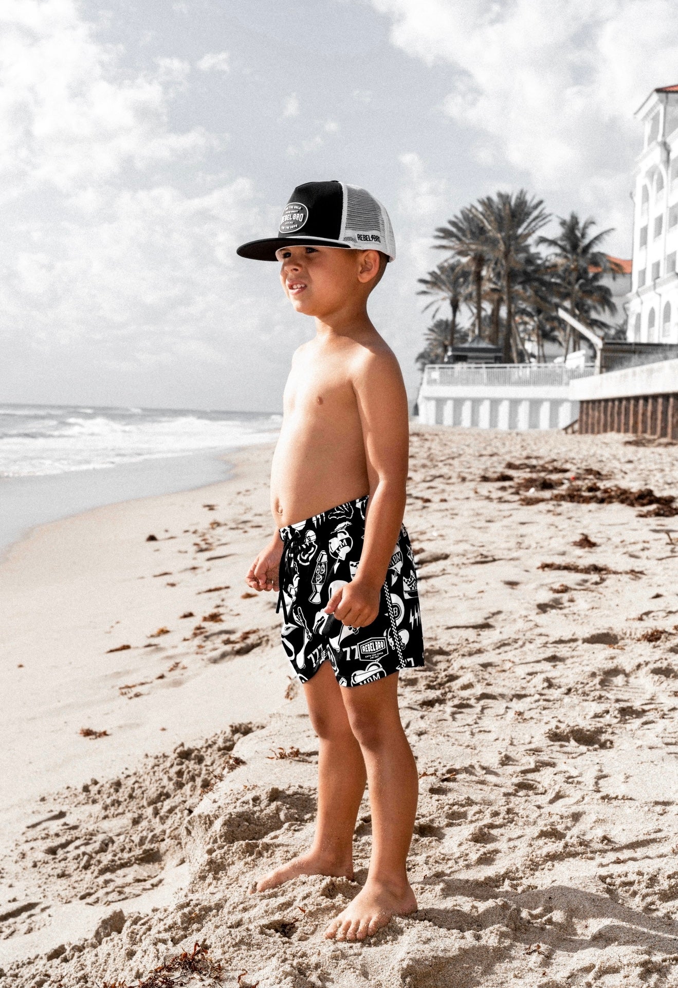 Hybrid Swim Trunks in Warped Tour [Midnight Edition]