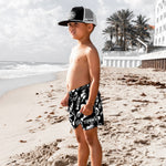 Hybrid Swim Trunks in Warped Tour [Midnight Edition] - Rebel Bro