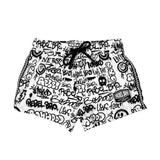 Hybrid Swim Trunks in Urban Drip