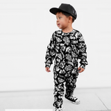 Organic Ribbed Set in Bad Boy [Midnight Edition]