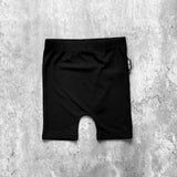 Bamboo Biker Shorts in Black