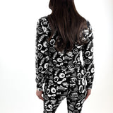 Women’s Bamboo Henley Two Piece Set in Warped Tour Midnight Edition