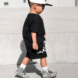 Everyday Cotton Shorts Set in Black