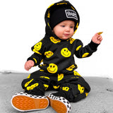 Fleece Hoodie + Sweatpants Set in Happy Hour