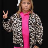 Bomber Jacket in Ava (Leopard)