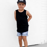 Bamboo Tank in Black