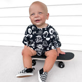 Bamboo Bubble Romper in Warped Tour [Midnight Edition]