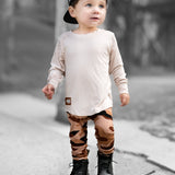 Ribbed Bamboo Leggings (3 Pack) - Rust Classics