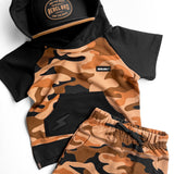 Short Sleeve Hoodie in Ranger