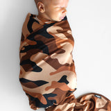 Bamboo Stretch Swaddle in Ranger