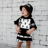 Short Sleeve Hoodie in Bowie