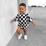 Bamboo Bubble Romper in Venice