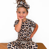 Bamboo Two Piece Set in Ava (Leopard)
