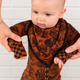 Bamboo Bandana Bib in Wild Wild West