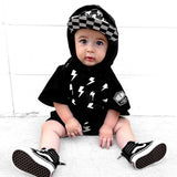 Short Sleeve Hoodie in Jagger