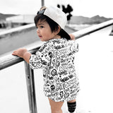 Bamboo Bubble Romper in Urban Drip