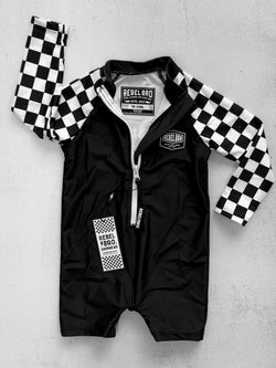 Image of UPF50+ Swim Romper in Off The Wall