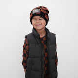 Beanie in Smoke + Spice