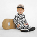 Bamboo Zippy Sleeper in Live Fast - Rebel Bro