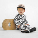 Bamboo Zippy Sleeper in Live Fast - Rebel Bro