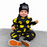 Fleece Hoodie + Sweatpants Set in Happy Hour