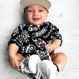 Bamboo Bubble Romper in Bad Boy [Midnight Edition]