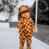 Waffle Set in Spiced Cider + Mocha