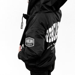Image of Live Fast Hydro Bomber Jacket in Black (FINAL SALE)