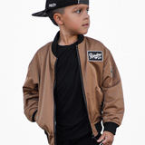 Bomber Jacket in Dark Khaki