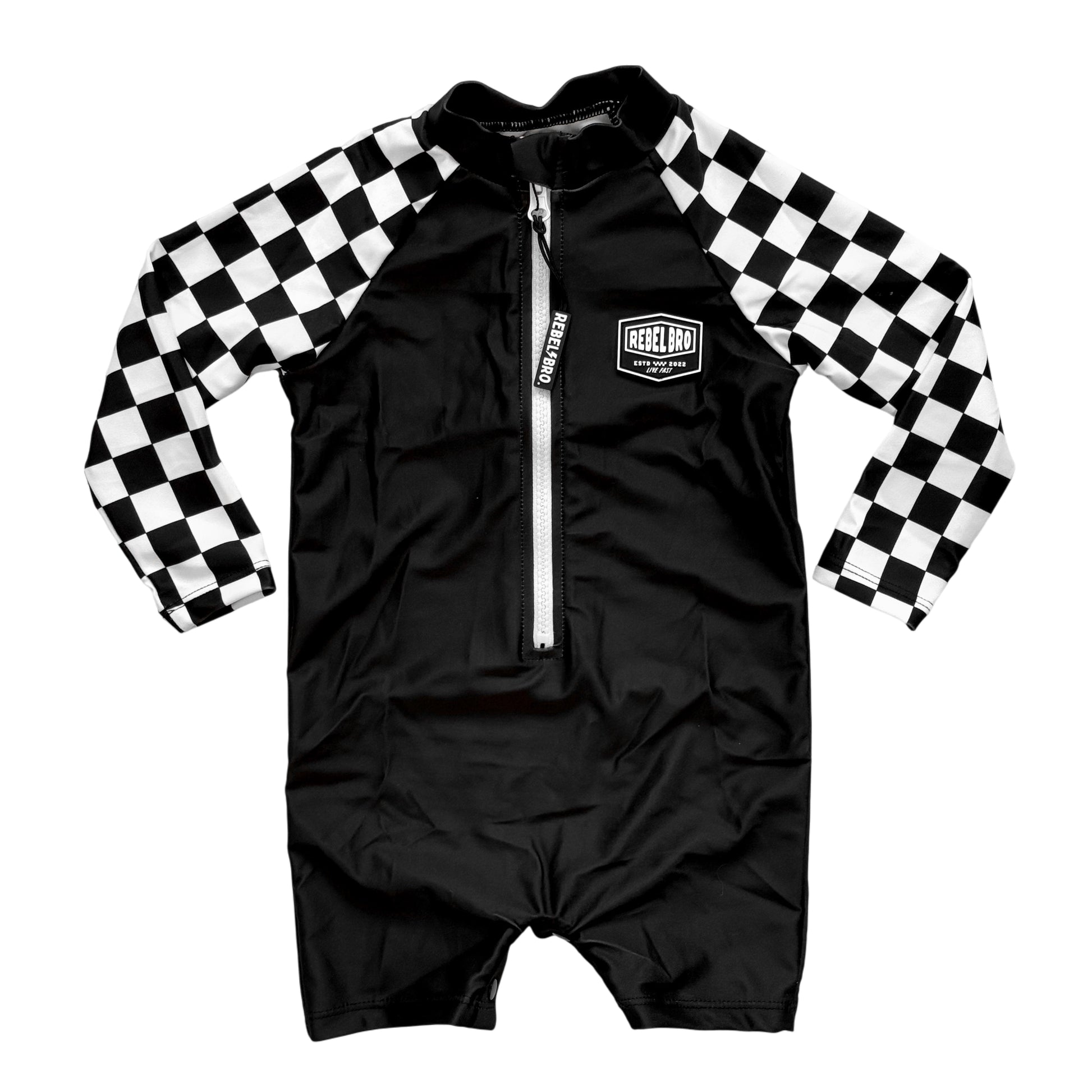 UPF50+ Swim Romper in Off The Wall