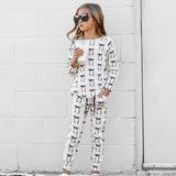 Organic Ribbed Set in Lana (Bows)