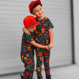 Short Sleeve Bamboo Two Piece Set in Inkworks