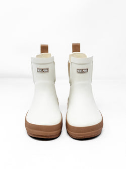 Image of The Core-Classic Midi Boot in White / Taupe