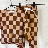 Organic Ribbed Set in Spiced Cider + Graham (PREORDER)