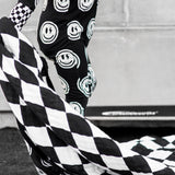 Organic Muslin Quilt in Mr. Brightside x Black + Cream Checkered