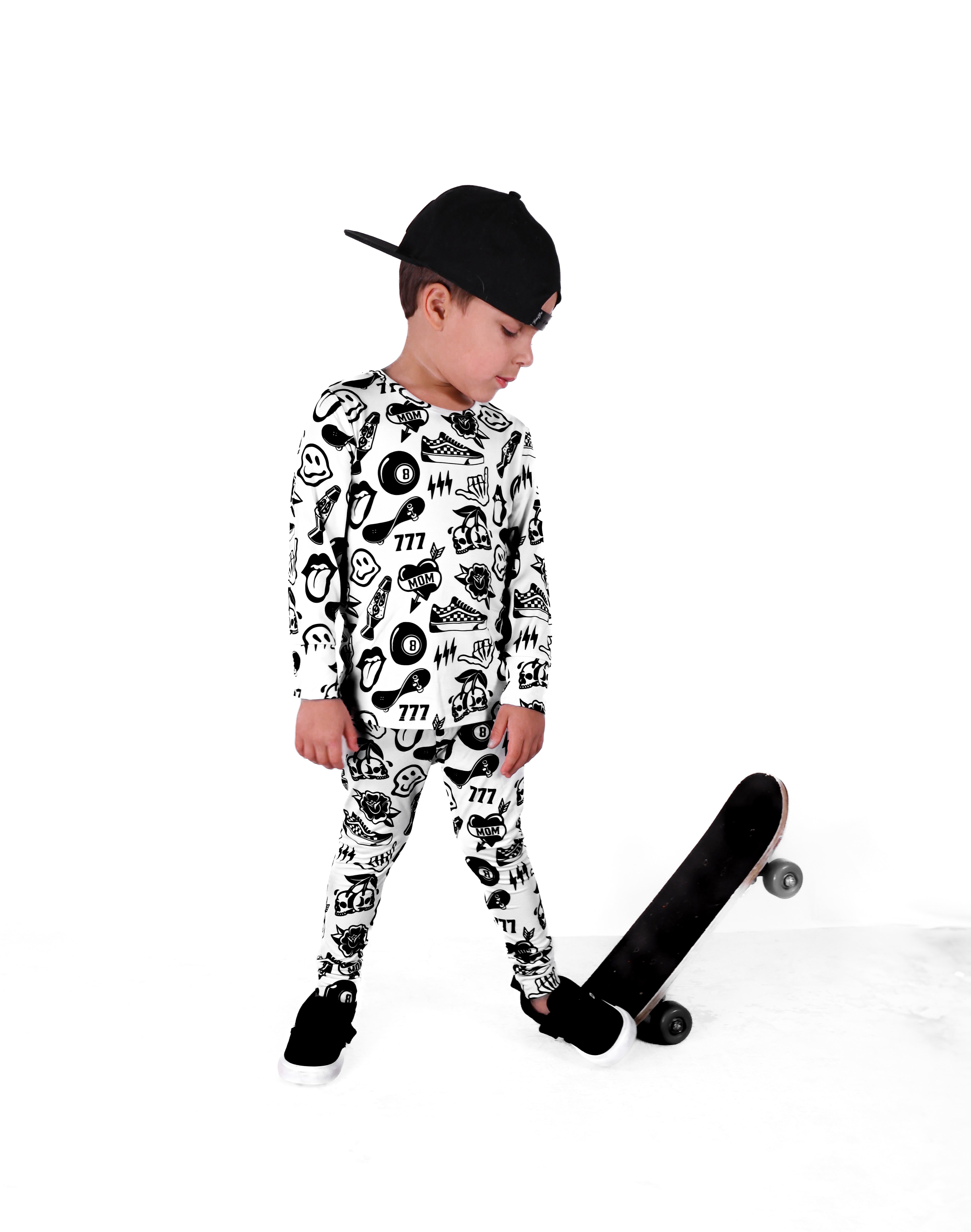 Bamboo Two Piece Set in Warped Tour - Rebel Bro